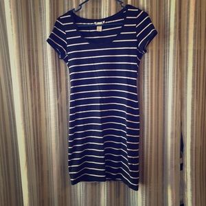 Striped Bodycon T-shirt dress